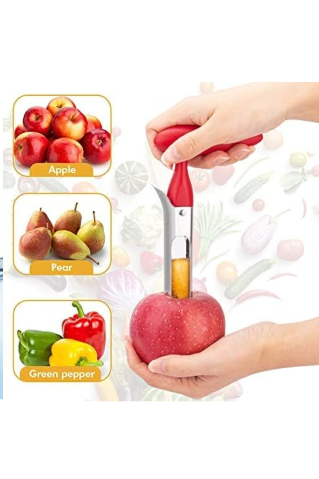Descorazonador para manzana